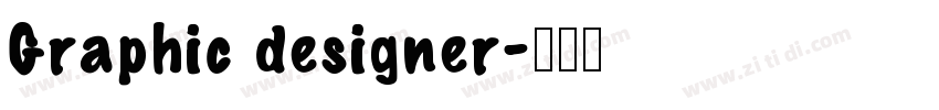Graphic designer字体转换